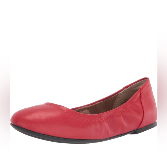 Amazon Essentials Vibrant Red Ballet Flats - Picture 6 of 8